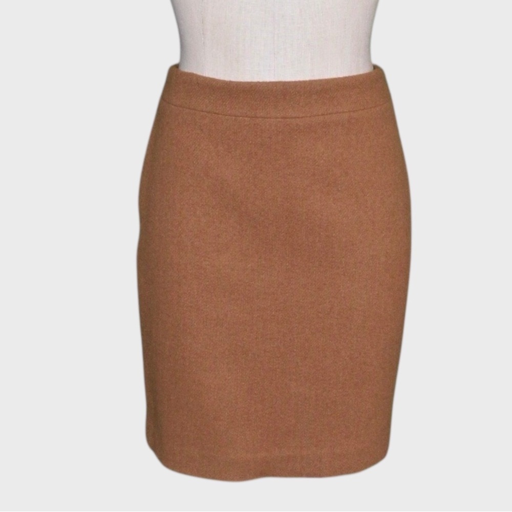 J Crew Mercantile‎ Petite Double Serge Wool Pencil Skirt